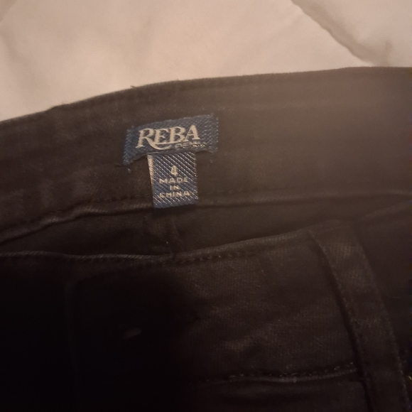 Black NWT Reba Jeans Size 4 - Picture 5 of 8